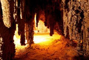 interior shot of Carlsbad Caves for natural air conditioning