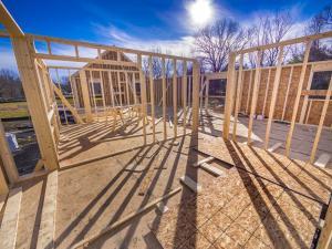 timber framing for straw bale home